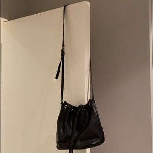 Barney’s Small Black Bucket Bag